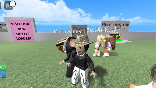 Se Acabo, dance party in Roblox outfit loader with my friend смотреть онлайн