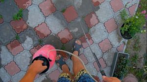 Как избавиться от сорняка на тротуарной плитке за 8 рублей