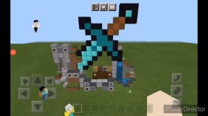 я построил из набора лего аванпост мечей в игре майнкрафт 1.17.2 🎮🗡️