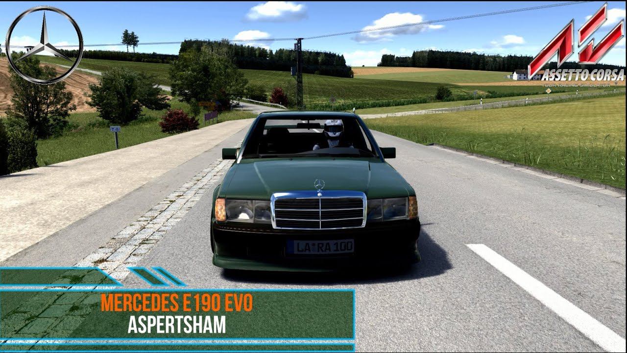 Mercedes E190 Evo - Aspertsham | Assetto Corsa. смотреть онлайн