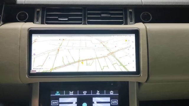 Монитор 12.3 дюйма Range Rover Voque 2012-2017. Android 10 6/128 Gb. смотреть онлайн