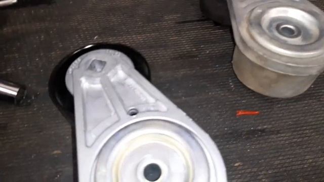 NISSAN PATROL Y62 REPLACE BELT TENSIONER | NISSAN PATROL TENSIONER NOISE