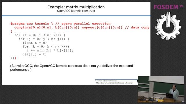 Speeding up Programs with OpenACC in GCC смотреть онлайн