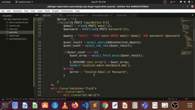 16 Multiple User Login Part 1 - PHP Myanmar Programming Tutorials смотреть онлайн