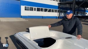 Обзор стеклопластиковой моторной лодки «Пингвин» от производителя WYATBOAT.
