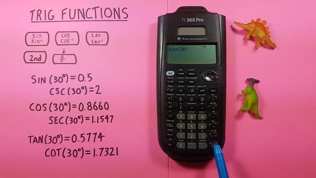 How to use Trigonometry Functions on the TI-36X Pro Calculator смотреть онлайн