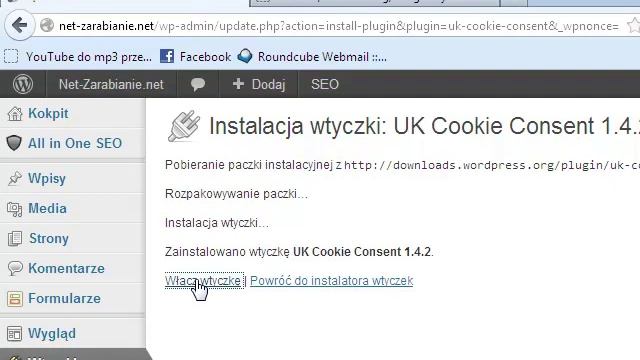 Jak dodać informację o ciasteczkach cookies na stronie wordpress [net-zarabianie.net] смотреть онлайн