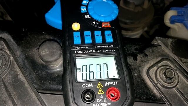 Замер энергопотребления Webasto 5 кВт.