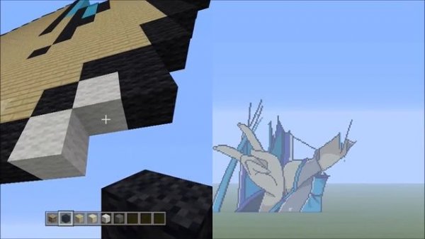 Minecraft Pixel Art Tutorial - Hatsune Miku Part 4