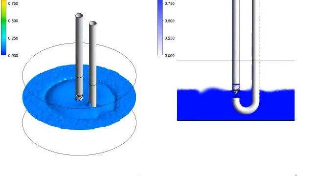 Би-ротационная напорная турбина ТВР2т90 с генерацией солитона