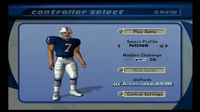 Madden NFL 2001 | Buffalo Bills Uniforms смотреть онлайн