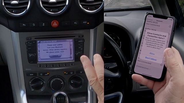 How to Pair a mobile from the Bluetooth Audio system in a 2013 Vauxhall Antara смотреть онлайн