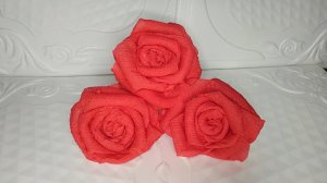 РОЗА ИЗ САЛФЕТКИ