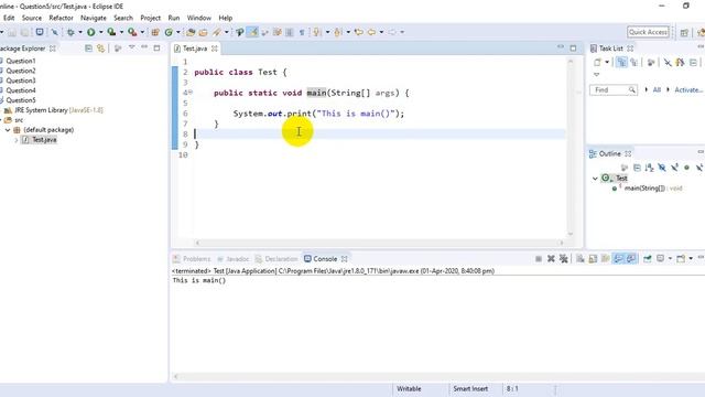 Java Interview Question: The Main Method in Java [Hindi | Urdu] смотреть онлайн