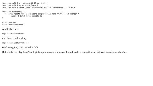 Git can no longer open emacs as its editor смотреть онлайн