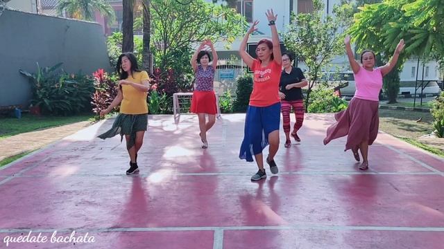 Quedate Bachata Line Dance (Choreo by Duma Kristina & Lily Kho) Danced by VIP Hotclass смотреть онлайн