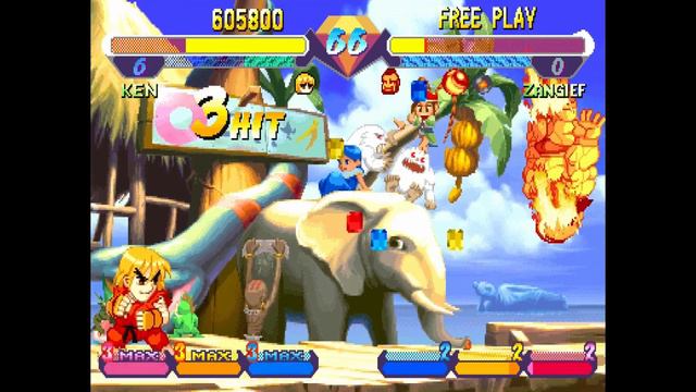 Super Gem Fighter Mini Mix [Ken] | Arcade / CPS 2 | MiSTer Playthrough смотреть онлайн