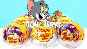 ТОМ И ДЖЕРРИ Чупа Чупс! Новая серия игрушки мультфильм 2021! Unboxing NEW Surprise Eggs Chupa Chups