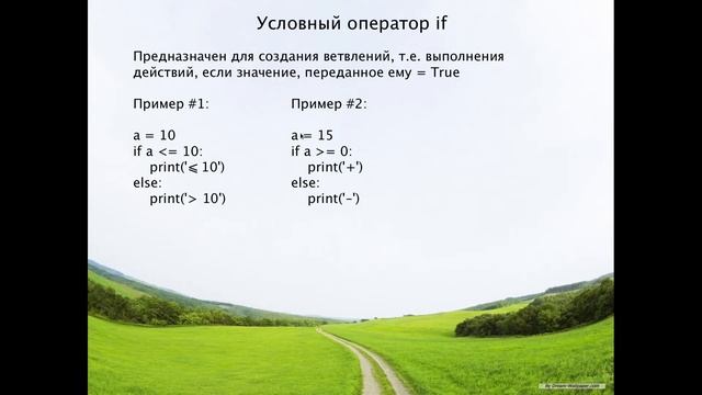Основы Python 3.x. Урок 5. Условный оператор if. Тернарный оператор. Bool. Ввод данных с клавиатуры смотреть онлайн