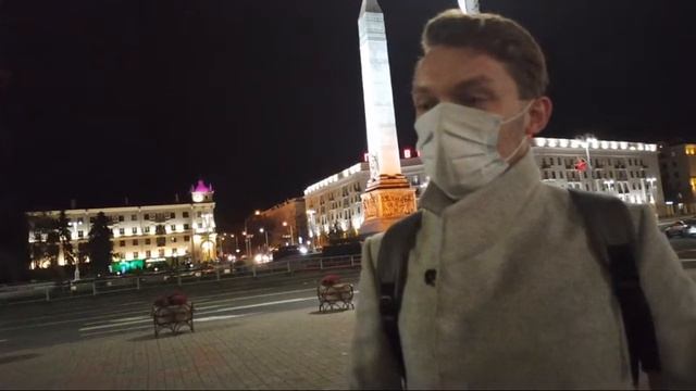 Площадь Победы. Минск. 2020.10.22 смотреть онлайн