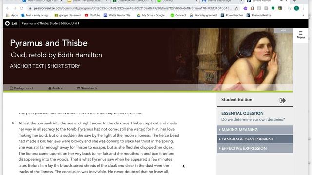 Pyramus and Thisbe Audio and Text смотреть онлайн
