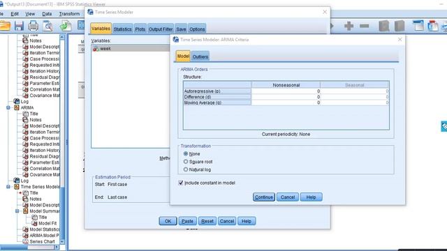 ARIMA modeling (video 3) in SPSS using Forecasting add on смотреть онлайн