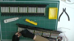 Монтаж патч-панели категории 3