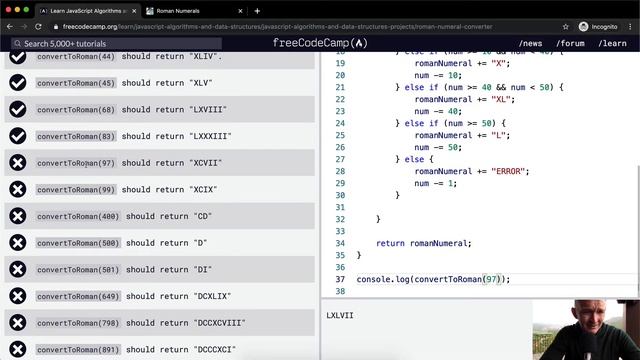Roman Numeral Converter - JavaScript Algorithms and Data Structures Projects - Free Code Camp смотреть онлайн