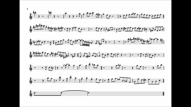 Kenny Garrett 'There Will Never Be Another You' Alto Sax Solo Transcription