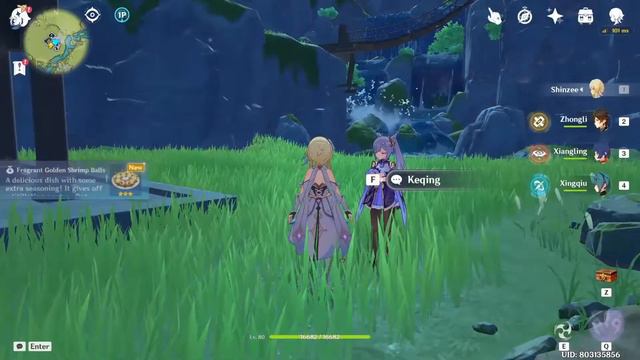 I give Keqing Golden Shrimp Balls in Spices From the West event | Genshin Impact (原神) смотреть онлайн