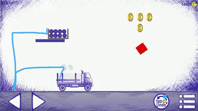 Draw physics lines: Brain it on. Chapter 1. Level 41. 3 Stars Walkthrough. смотреть онлайн