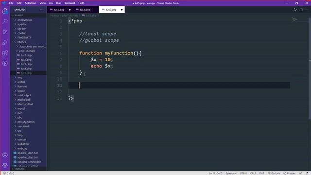PHP Variable Scope || EXCELLENT CODE WITH AJ смотреть онлайн