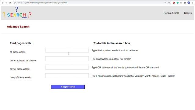 Google Search Project - CS50 Programming with Python and JavaScript смотреть онлайн