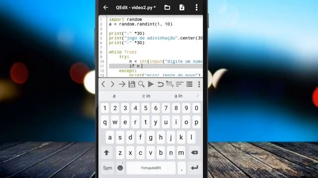tutorial como criar um jogo usando o celular com console do qpython para android em 2021 смотреть онлайн