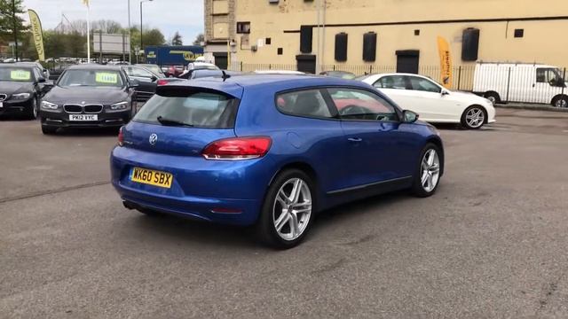 2010 blue Volkswagen Scirocco 1.4 TSI 3dr смотреть онлайн