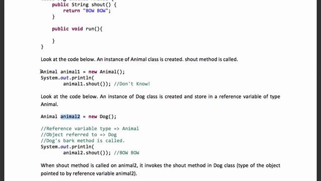 18 Polymorphism and instanceof смотреть онлайн