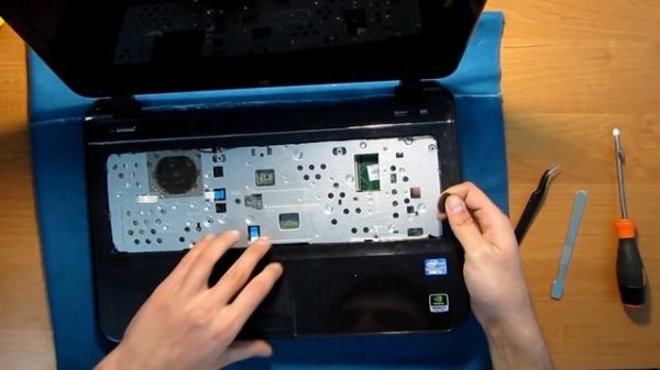 Как разобрать ноутбук HP Pavilion 15