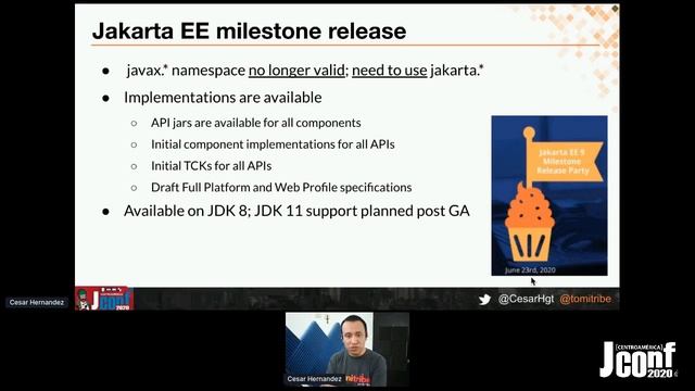 Pavimentando el camino con Jakarta EE 9 y Apache TomEE 9.0.0 - César Hernandez смотреть онлайн