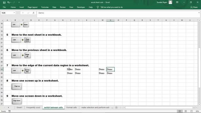 #Top Powerful Shortcut Keys In Excel That You Don't Know #Excel #shortcut Keys