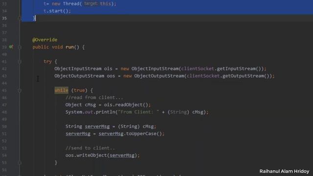 TCP Client Server Application in Java using Threading (in Bangla বাংলা) | Java Networking смотреть онлайн