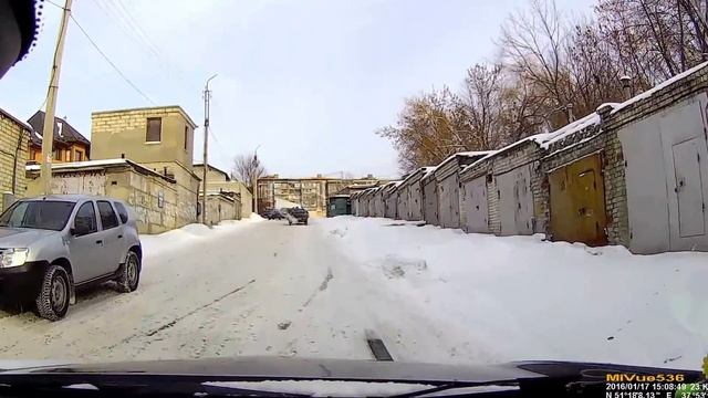 Выезд из гаража г.Старый Оскол