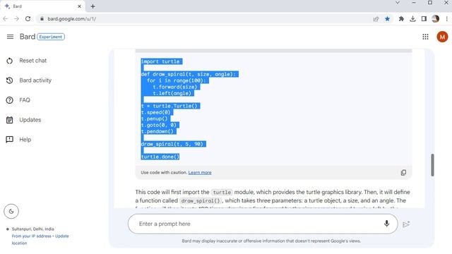 Create Python Project with BARD (AI) ! | Google AI | Google BARD | Artificial Intelligence | EduTec смотреть онлайн