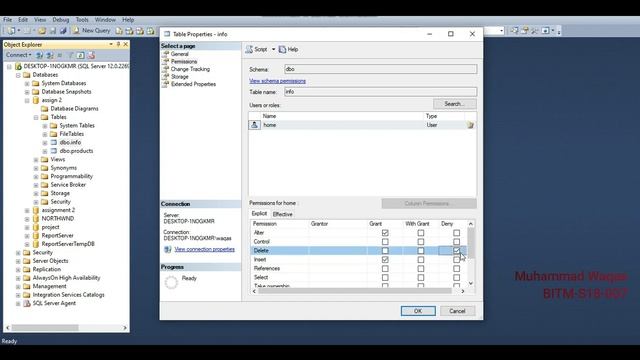 SQL | USER LOGIN | FILE PERMISSIONS смотреть онлайн