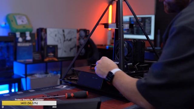 Azza Pyramid LIVE PC Build - $4000 (5800x3D / RTX 4090) Viewers Choice Build! смотреть онлайн
