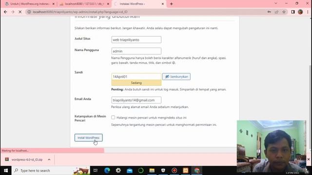 CARA INSTALASI CMS WORDPRESS DI LOCALHOST MENGGUNAKAN XAMPP смотреть онлайн