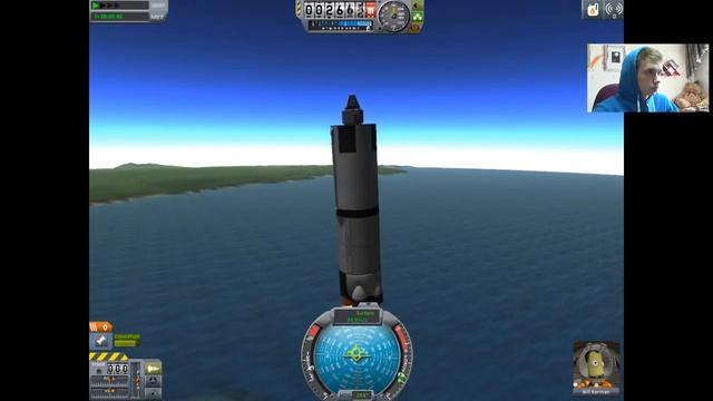 Тест, Обзор игры kerbal space program УЛЕТАЕМ НА ЛУНУ смотреть онлайн