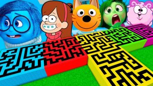 МЕГА ЛАБИРИНТЫ ГОЛОВОЛОМКА 2 ПОУ ТРИ КОТА ГРАВИТИ ФОЛЗ СМЕШАРИКИ В МАЙНКРАФТ