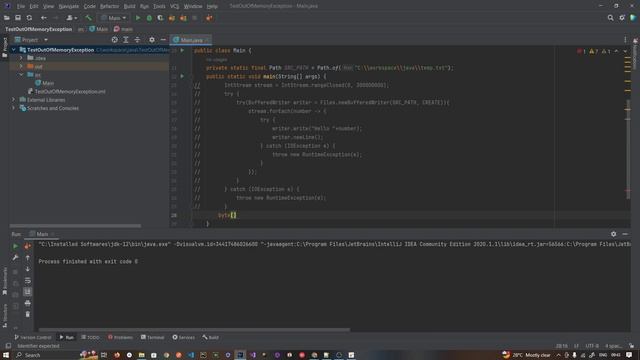 Java heap out of memory exception and memory analysis using VisualVM tool смотреть онлайн