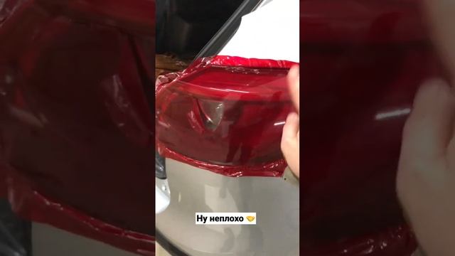 Маскировка царапины с помощью виниловой пленки смотреть онлайн