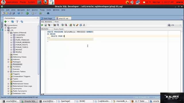 Lesson 25 : tutorial Créer des procédures stockées Oracle Database 12 смотреть онлайн